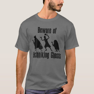 T-shirt Beware Of Hitchhiking Ghosts Funny Halloween