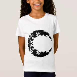 T-Shirt Bewitting Black Crescent Moon Silhouette