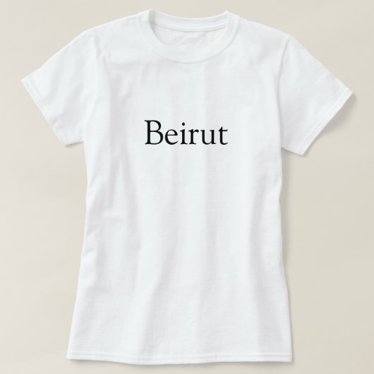 T-shirt Beyrouth (Design devant)