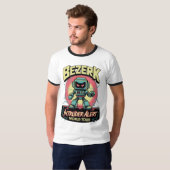 T-shirt Bezerk Intruder Alert World Tour Retro Arcade (Devant entier)