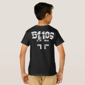 T-shirt Bf 109 (Dos entier)