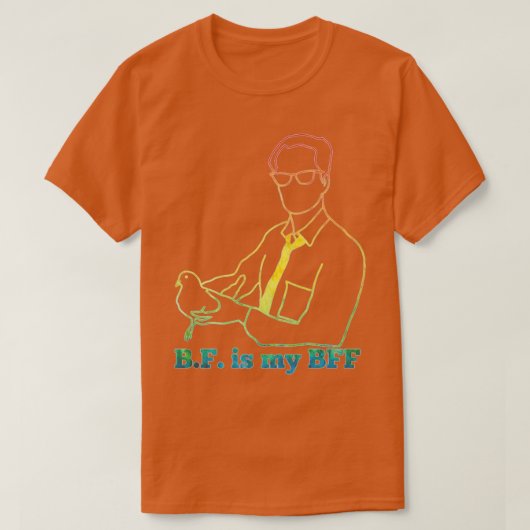 T-shirt BF Skinner est mon arc-en-ciel BFF (Design devant)