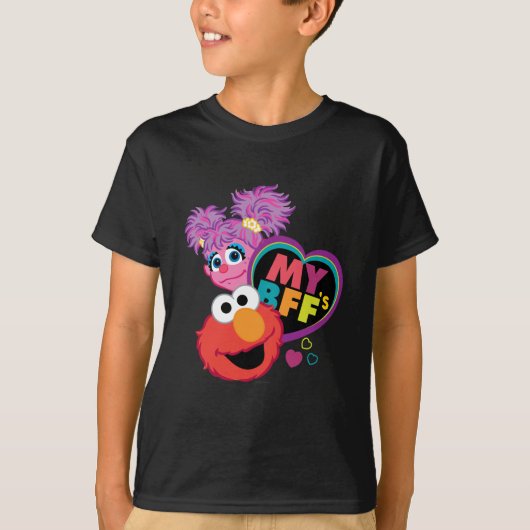 T-shirt BFF Abby et Elmo (Devant)