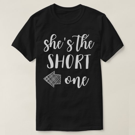 T-shirt BFF Best Friends Shest the Short One (Design devant)