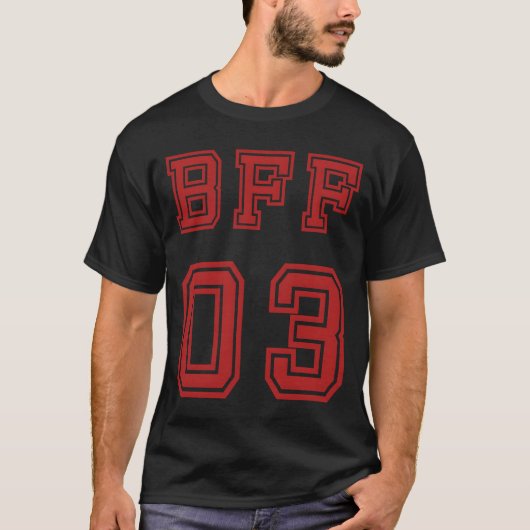 T-shirt BFF Beste Amis Pour Chaque garçon (Devant)