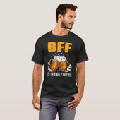 T-shirt Bff Bière Amis Pour Toujours La Fête De Bachelor E (Devant entier)