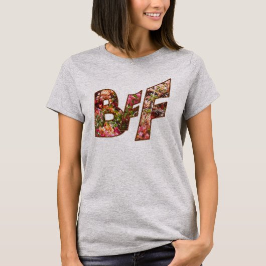T-shirt BFF Ringer pour femmes (Devant)
