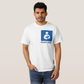T-shirt bficon-med, MAMAN MILK (Devant entier)
