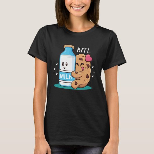 T-shirt BFL Best Friend 4 Life Biscuit Hugging Milk ON BA (Devant)