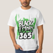 T-shirt BH365 Vert et Noir (Devant)