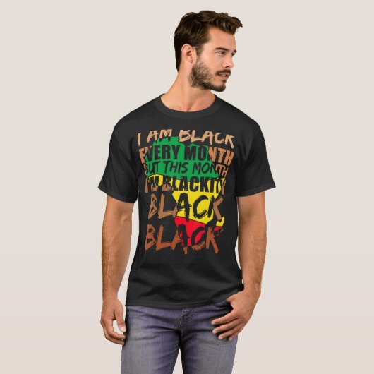 T-shirt BHM Afric (Devant entier)