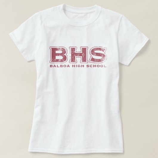 T-shirt BHS (rose) (Design devant)