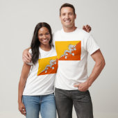 T-shirt BHUTAN FLAG (Unisexe)