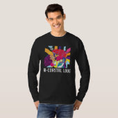 T-shirt Bi Coastal Love Bisexual Rainbow Pride Bisexuality (Devant entier)