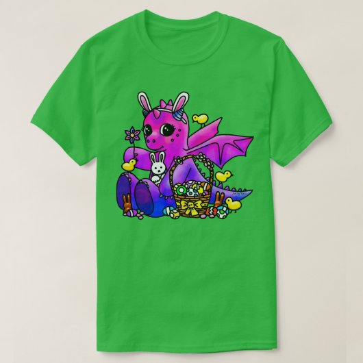 T-shirt Bi Easter Dragon (Design devant)