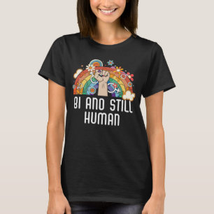 T-shirt Bi Et Encore Humain Bisexuel Rainbow Pride Bisexue