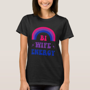 T-shirt Bi Femme Énergie Bisexual Pride Bisexual Drapeau L