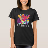 T-shirt Bi Is Beautiful Bisexual Rainbow Pride Bisexuality (Devant)
