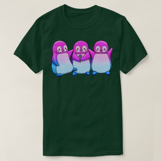 T-shirt Bi Penguins (Design devant)