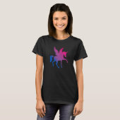 T-shirt Bi Pride Flag Unicorn Bisexual Premium (Devant entier)