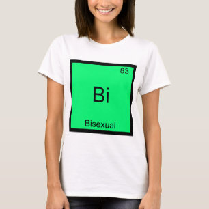T-shirt Bi - Symbole de l'élément de chimie bisexuel Funny