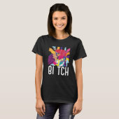 T-shirt Bi Tch Bisexual Rainbow Pride Mars Bisexualité LG (Devant entier)
