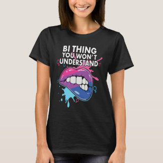 T-shirt Bi Thing You Won't Understand Bisexual Rainbow Pri