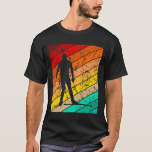 T-shirt Biathlon Biathlet Ski Ski Ski Ski Retro Vintage 2