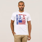 T-shirt Biathlon Etats-Unis (Devant entier)