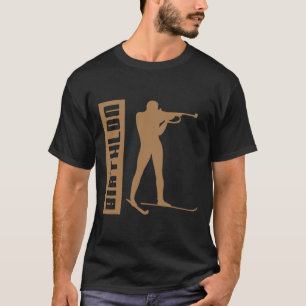T-shirt Biathlon Ski Ski Sports d'hiver Ski de fond