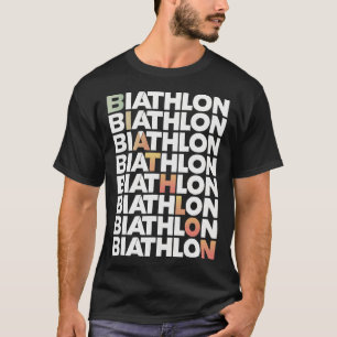 T-shirt Biathlon Sport hivernal Ski Riffle tir Biath