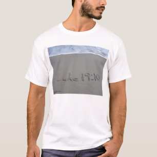 T-shirt Bible Beach Art - Luc 19:10