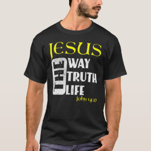 T-shirt Bible chrétienne contre Jean 146 1