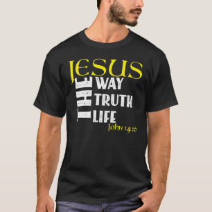 T-shirt Bible chrétienne contre Jean 146 2