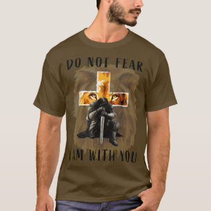 T-shirt Bible chrétienne VerseHommes Lion Foi Crainte Reli