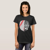 T-shirt Bible de baseball chrétien Verse Tout (Devant entier)