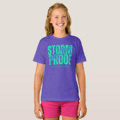 T-shirt Bible de gratitude Écriture chrétienne Violet (Devant entier)