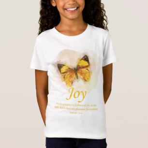 T-Shirt Bible du papillon chrétien pour les femmes Verse 