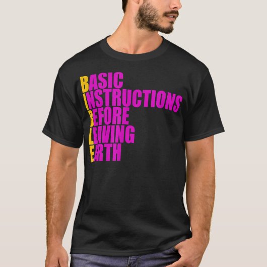 T-shirt Bible Instructions Scriptures Christian Rapture G (Devant)