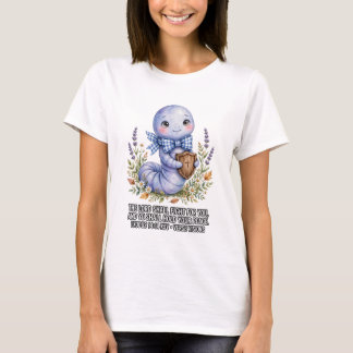 T-shirt Bible KJV-Exode 14:14 Chemise Ver de terre