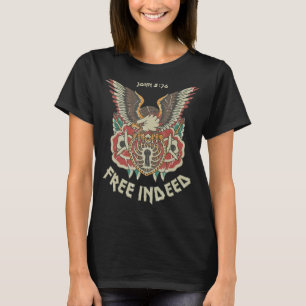 T-shirt Bible Verse Aigle Jean 836 Chrétien Dire Religi