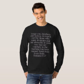 T-shirt Bible Verse for Christian Inspiration Romans 617 (Devant entier)