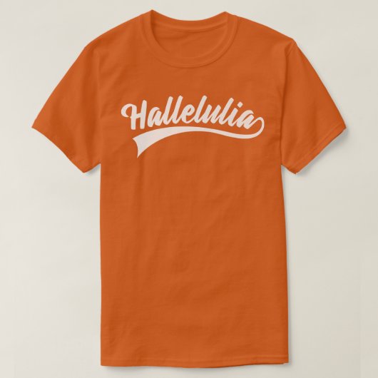 T-shirt Bible Verse Hallelulia God Premium (Design devant)