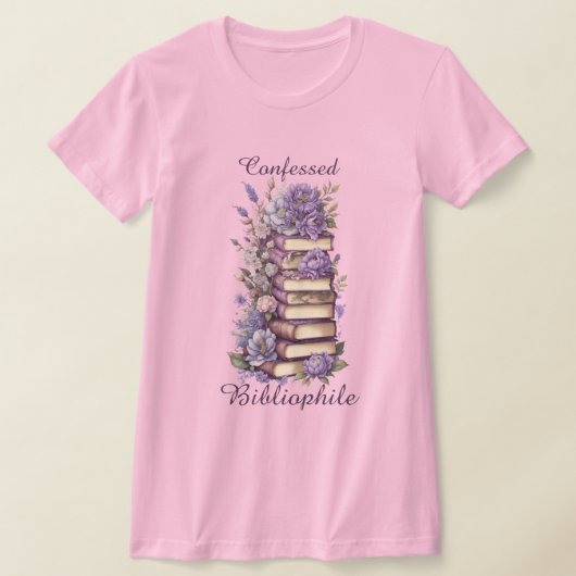 T-shirt Bibliophile avoué (Poser)