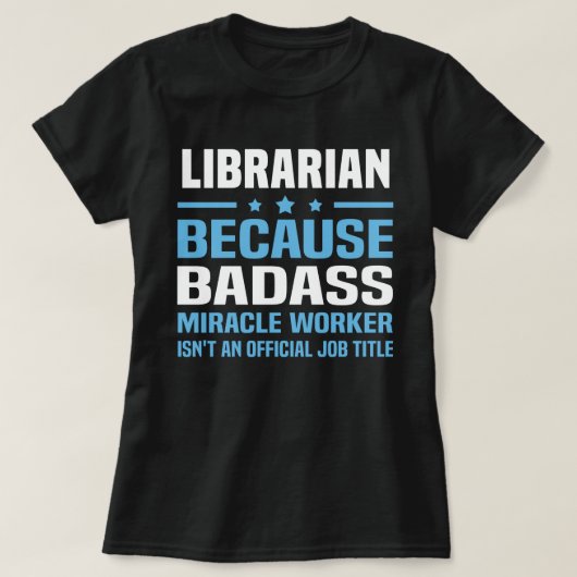 T-shirt Bibliothécaire (Design devant)
