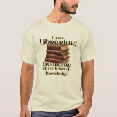 T-shirt bibliothécaire (Devant)
