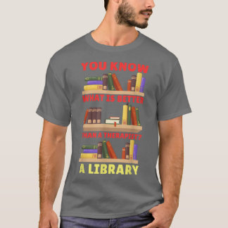 T-shirt Bibliothécaire Amateurs Collège Étudiants Biblioth