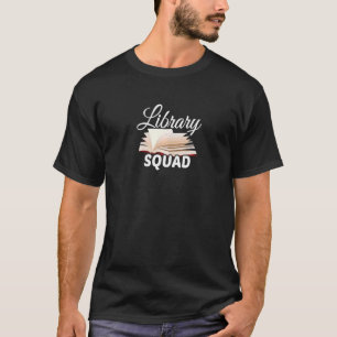 T-shirt Bibliothécaire de l'escadron de la bibliothèque Le