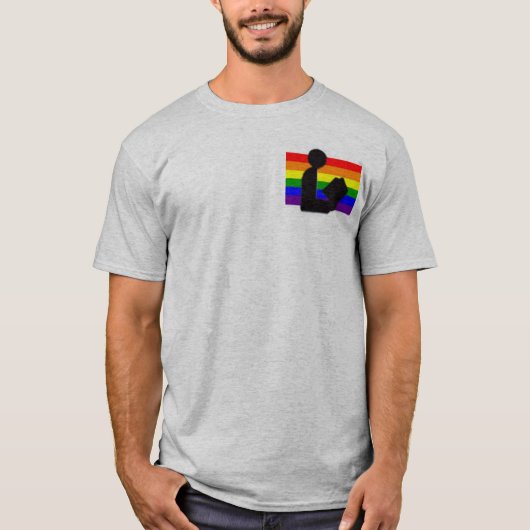 T-shirt Bibliothécaire gai (Devant)