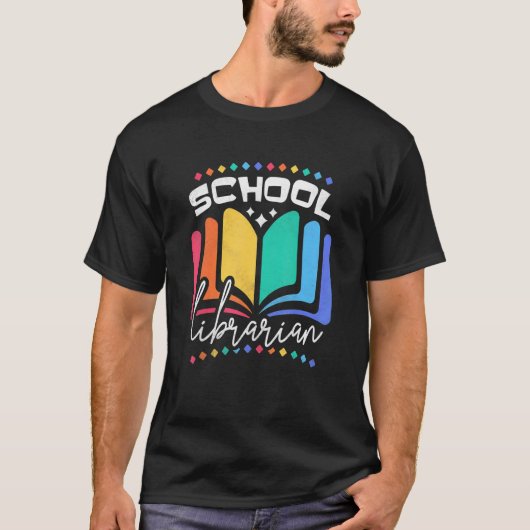 T-shirt Bibliothécaire scolaire (Devant)